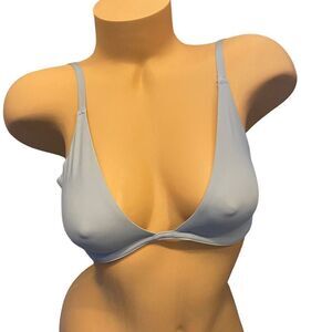 Womens Cottonon Baby Blue Underwire Bra 32B powder Unlined‎